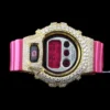 G-Shock With Full Yellow Case Moissanite Diamond Watch