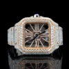 Cartier Skeleton Rose Gold Quartz Movement watch
