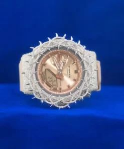 G-Shock With Full White Thrones Moissanite Diamond Watch Regular price