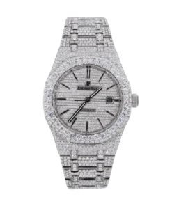 AP Stainless Steel 41MM Moissanite Diamond Watch 25CT With Two-Tone Option