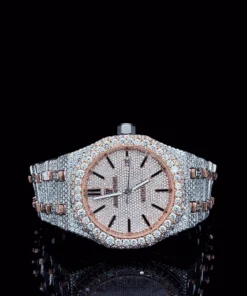 Stick Dial Moissanite Diamond Watch