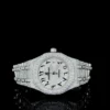 AP Full White Arabic Dial Moissanite Diamond Watch