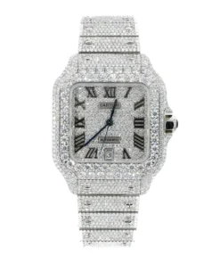 CS 41MM Moissanite Diamond Watch 20CT