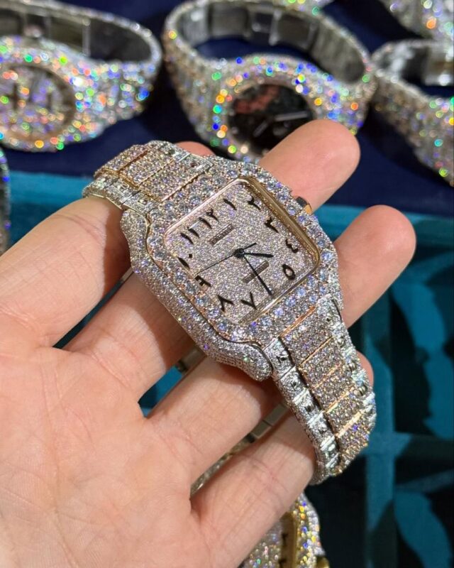 moissanite luxury watches